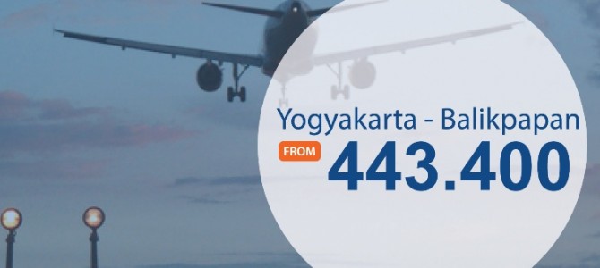 Tiket pesawat promo murah Yogyakarta – Balikpapan