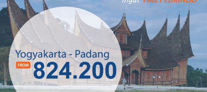 tiket pesawat murah promo Yogyakarta – Padang